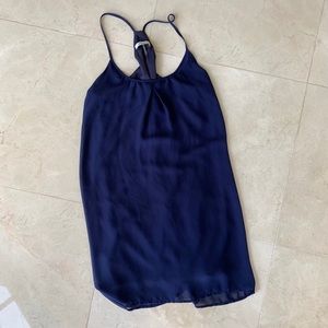 Navy blue dress